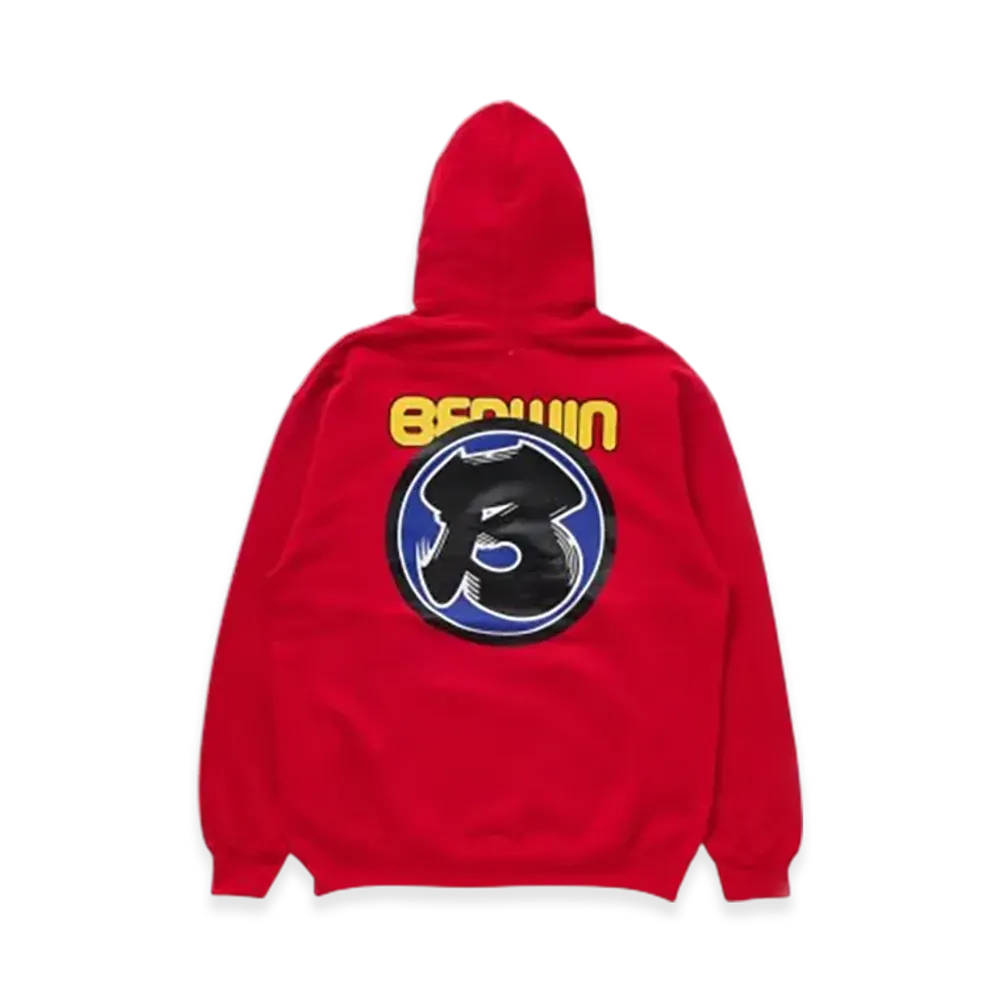 BEDWIN & THE HEARTBREAKERS L/S Pullover Hooded Sweat Sneakerwolf "Red"