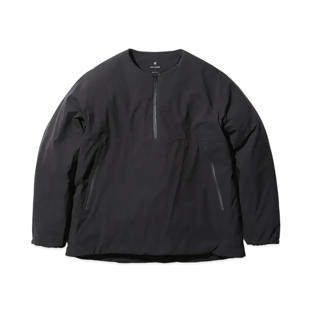 snow peak Stretch 2L Warm Pullover "Black"