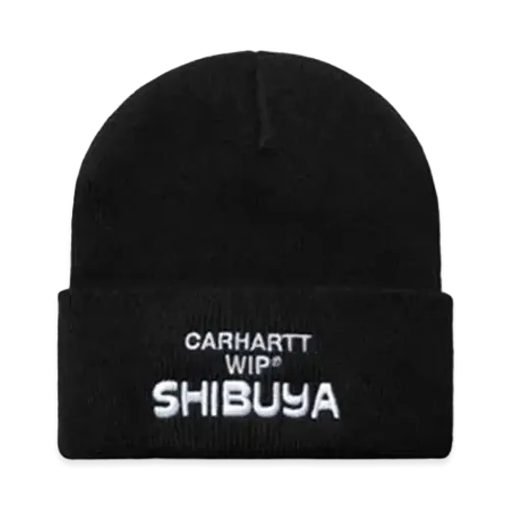 Carhartt Wip Shibuya Opening Short Watch Hat "Black"