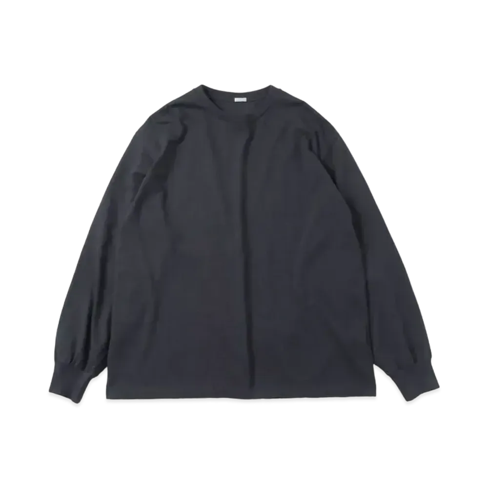 A.PRESSE Cashmere Blend L/S T-Shirt "Charcoar"