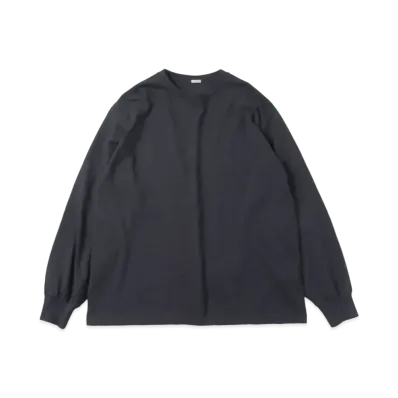 A.PRESSE Cashmere Blend L/S T-Shirt "Charcoar"