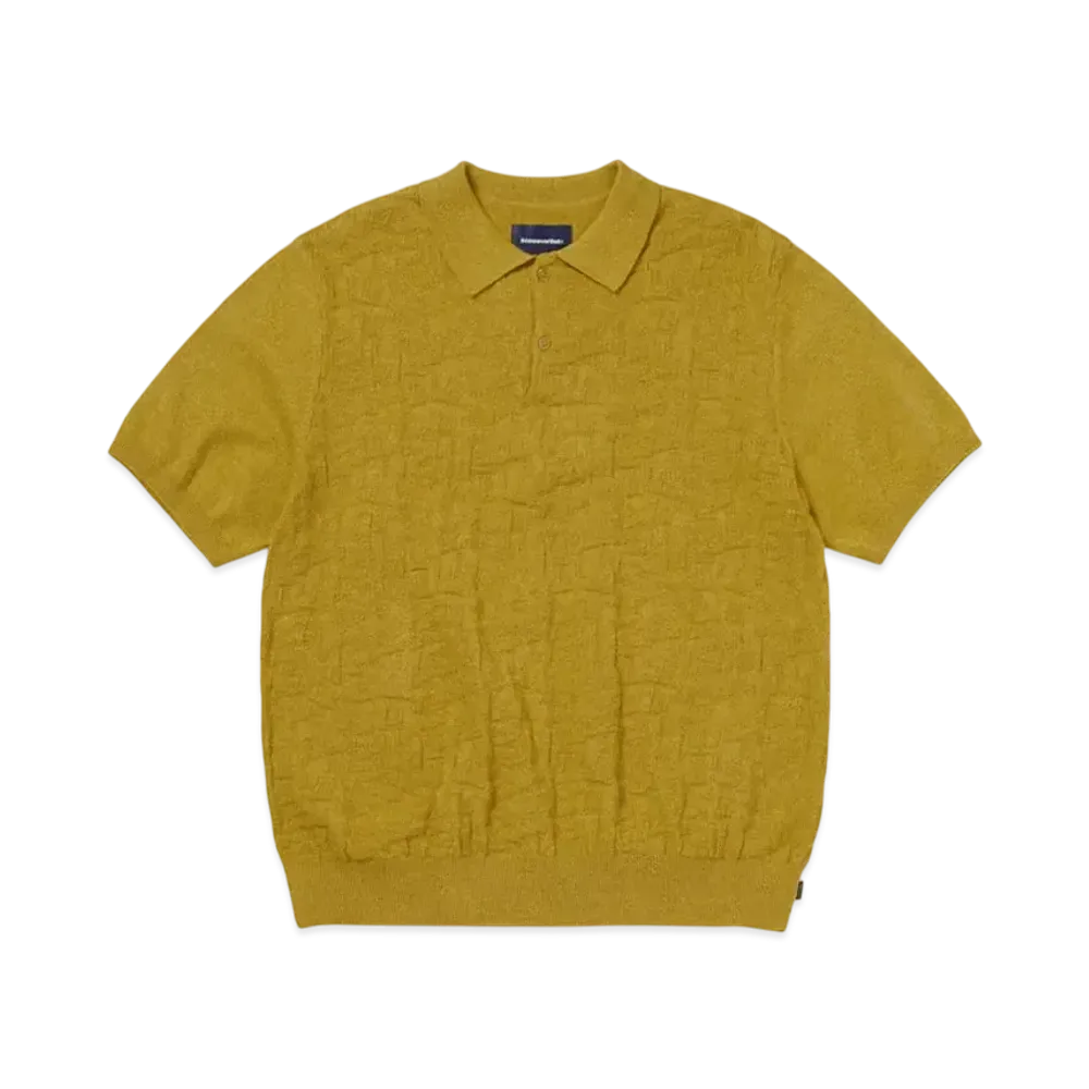 thisisneverthat Stacked TNT S/S Knit Polo "Yellow"