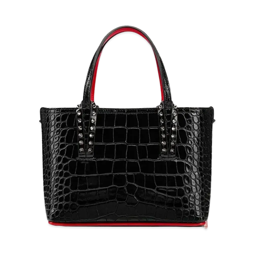 Christian Louboutin Cabata E/W Mini "Black"