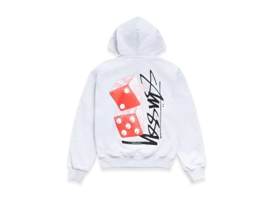 Stussy Tall Dice Zip Hoodie "Ash Heather"