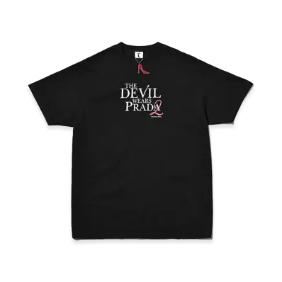 weber x The Devil Wears Prada2 T shirt with Key Chain (Miranda) "Black"