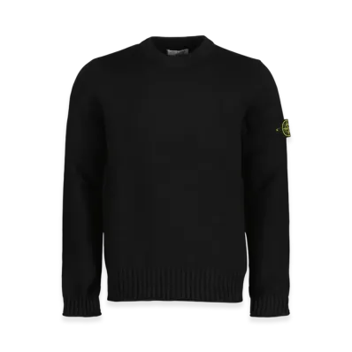 Stone Island 506A2 Winter Cotton Crewneck Knit - 22FW "Black"