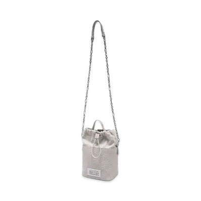 Maison Margiela 5AC BUCKET SMALL "METALLIC GREY"