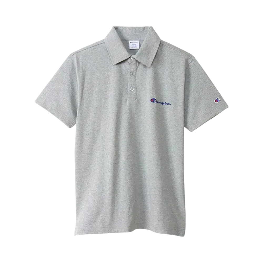 Champion Short Sleeve Polo Shirt 25SS "Oxford Gray"