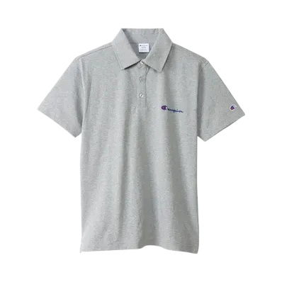 Champion Short Sleeve Polo Shirt 25SS "Oxford Gray"