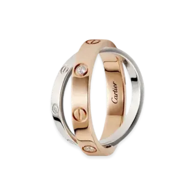 Cartier Love Ring, 6 Diamonds