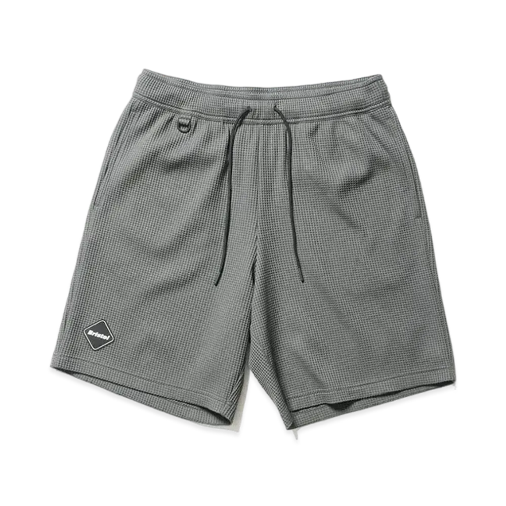 F.C.REAL BRISTOL Tech Waffle Team Relax Shorts "Charcoal Gray"