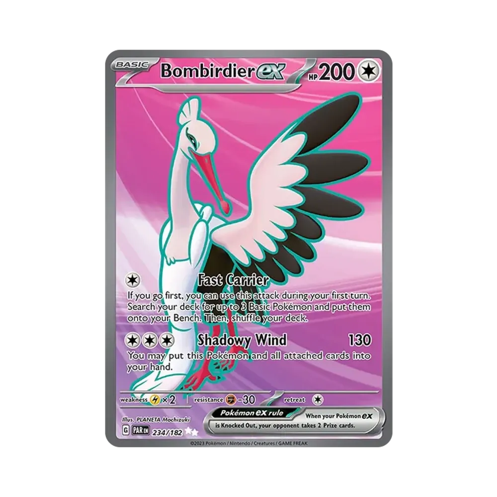 オトシドリex UR [PAR EN 234/182]【英語版】(スカーレット&バイオレット「パラドックスリフト」)