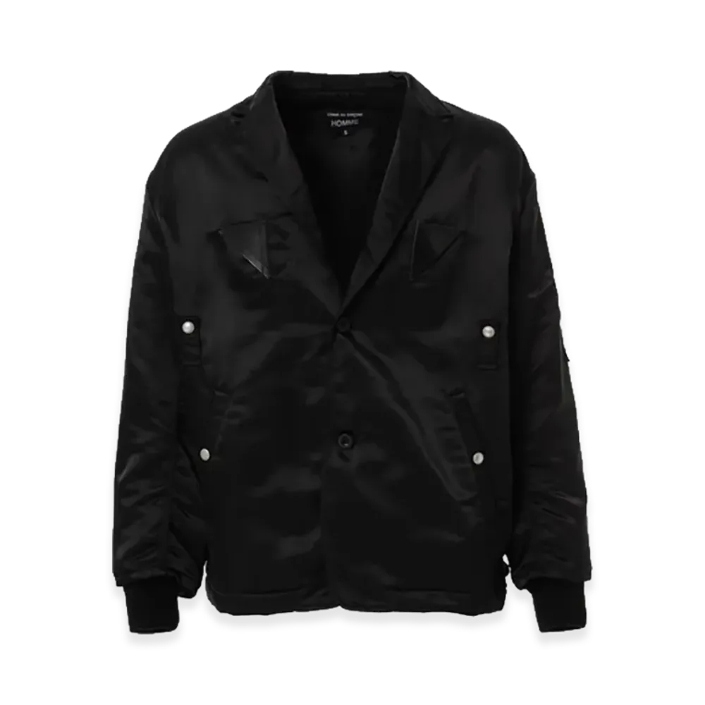 COMME des GARCONS HOMME W Twill Military Tailored Jacket "Black"