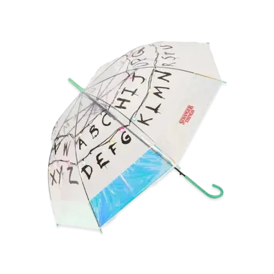 graniph x Stranger Things RUN Plastic Umbrella "Multi"