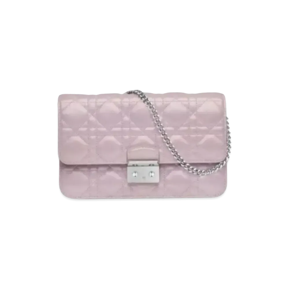 Dior Curfskin Promenade Wallet "Pink"