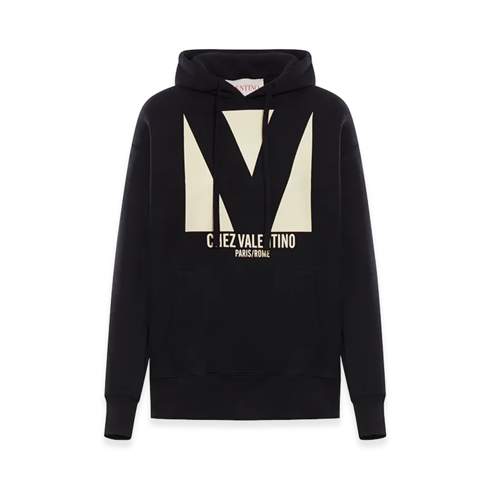 Valentino Women's Cotton Sweatshirt "Black"
