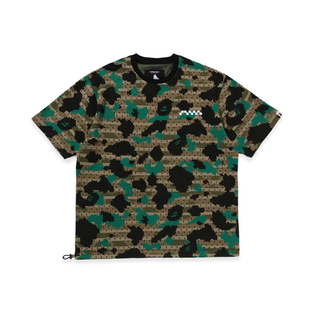 A BATHING APE x KAZUKI KURAISHI Digital 1ST Camo Dot SS Tee "Green"