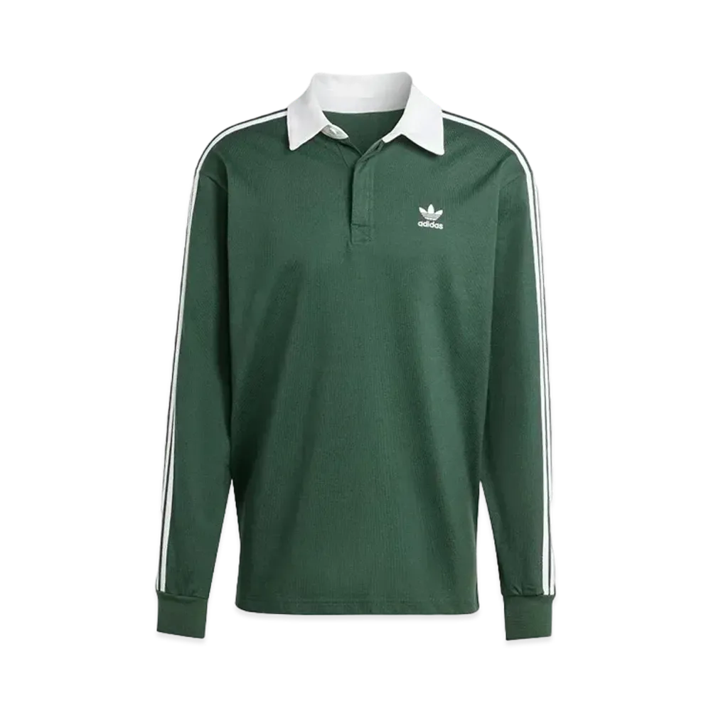 adidas Adicolor Rugby Polo Shirt "MIneral Green"