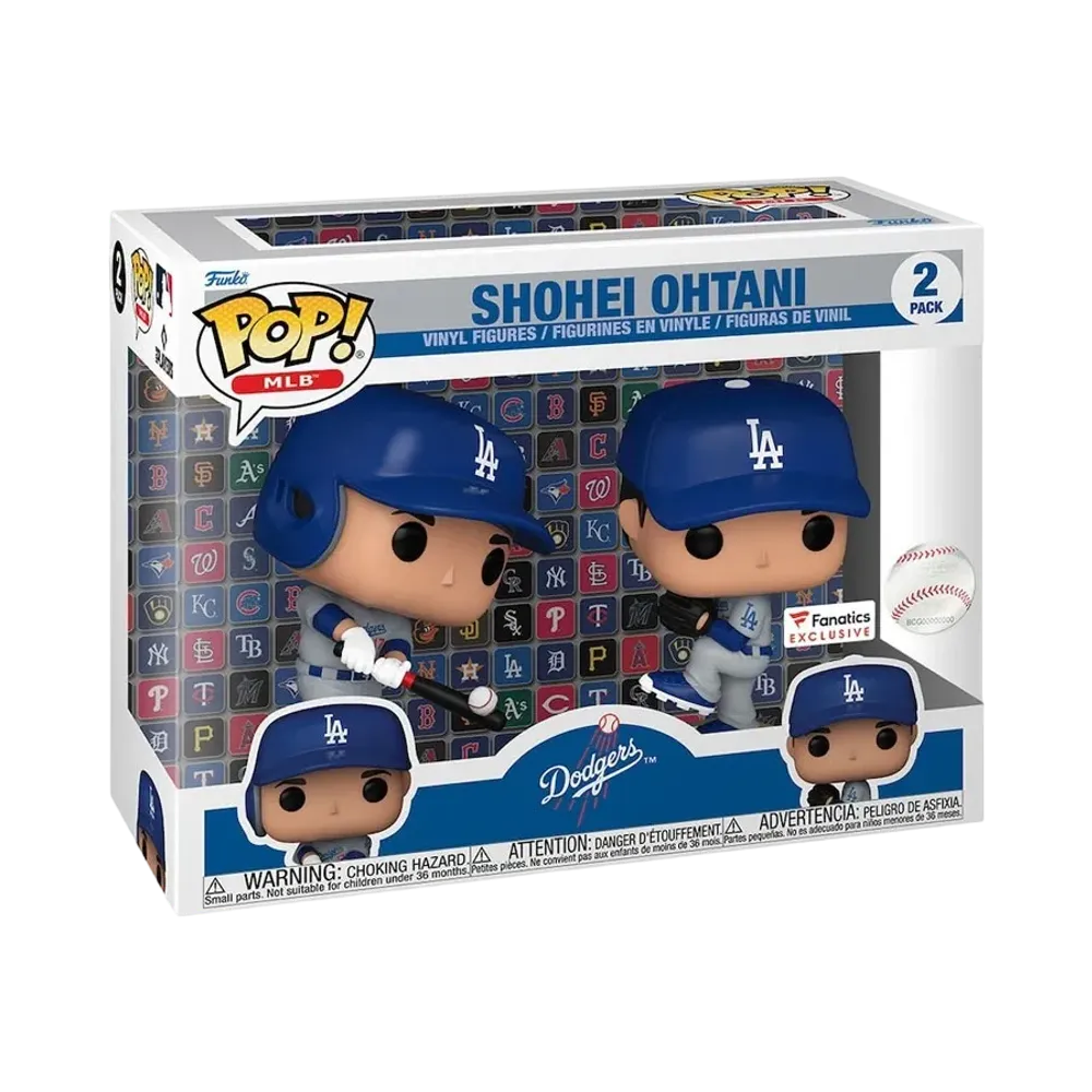 Funko "POP!" MLB La Dodgers Shohei Otani 2 Pack Away Uniform