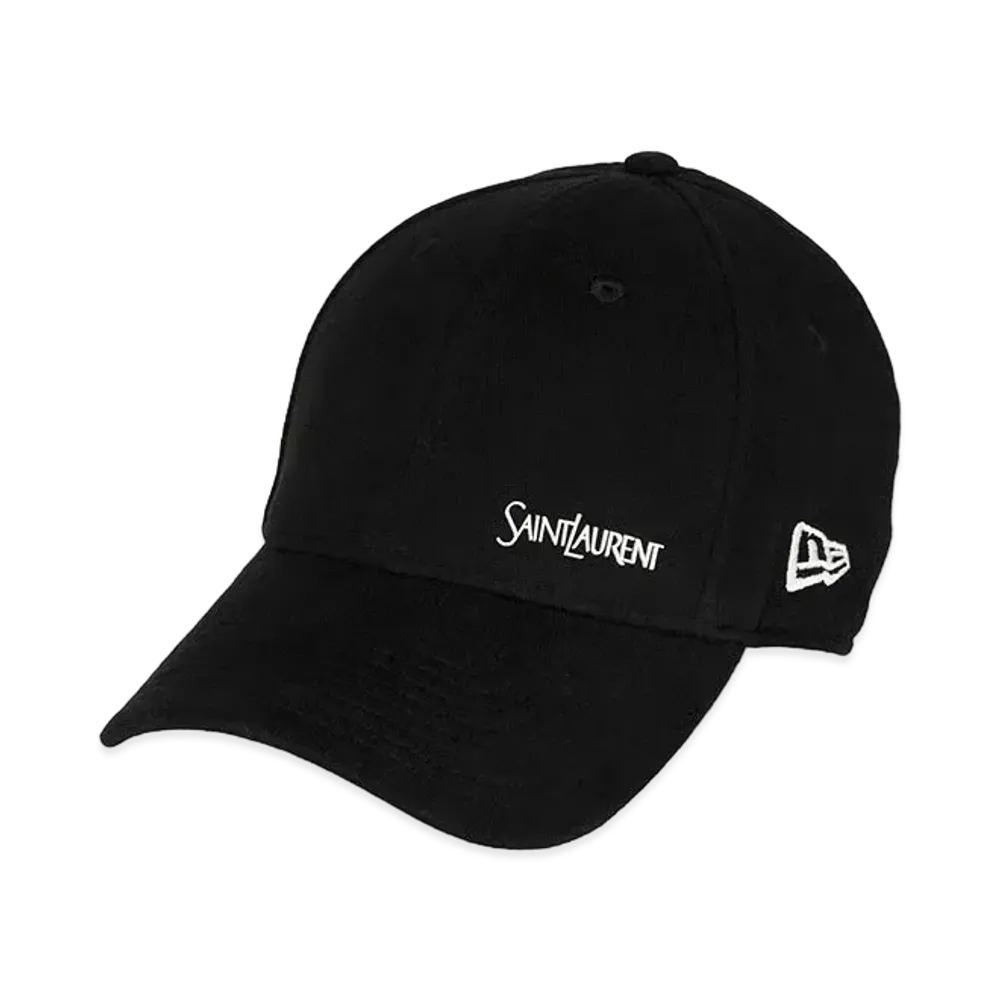 NEW ERA サンローラン キャップ ブラック サンローラン x ニューエラ キャップ (フリース) 