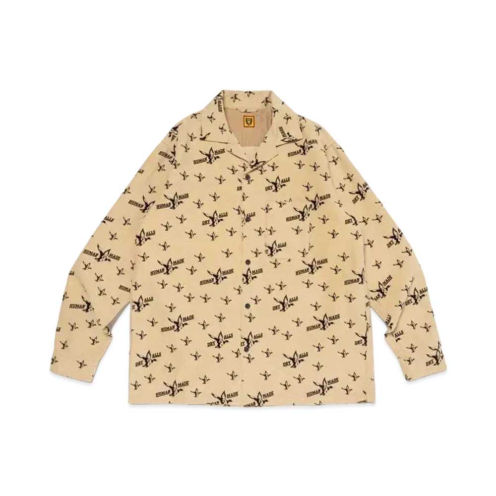 HUMAN MADE Camo Print Shirt "Beige"