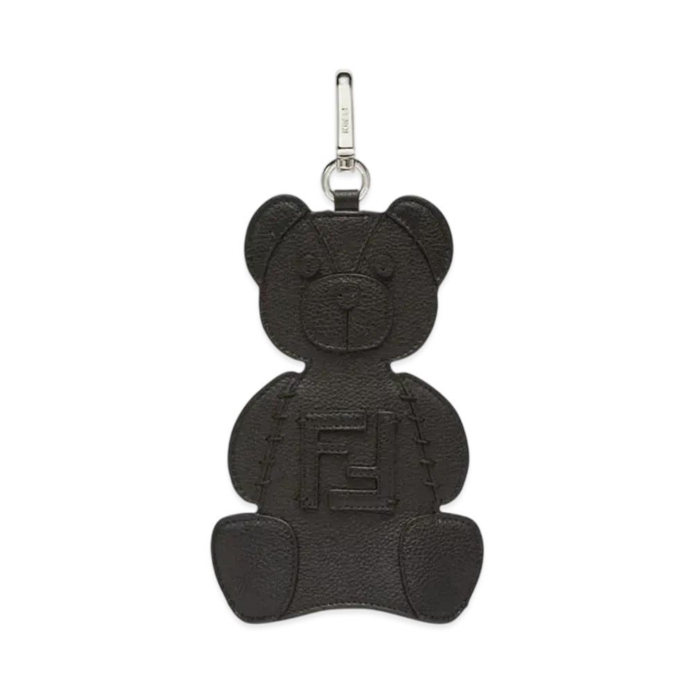 FENDI Roma Leather Charm "Black"