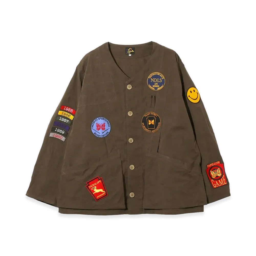 NEEDLES Shooting Jacket - Waxed Cloth "Brown"