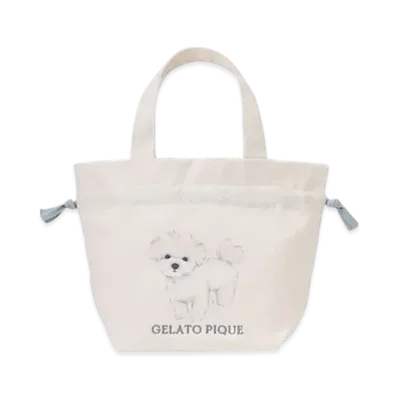 GELATO PIQUE 3 Pattern Lunch Tote "Blue"