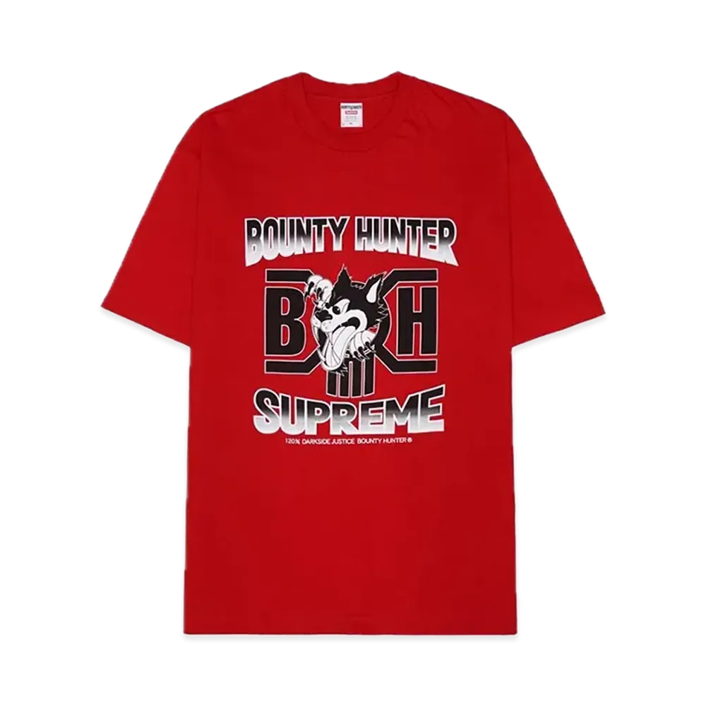 Supreme x BOUNTY HUNTER Wolf Tee "Red"
