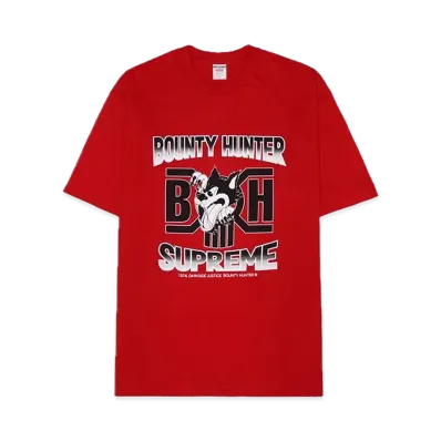 Supreme x BOUNTY HUNTER Wolf Tee "Red"