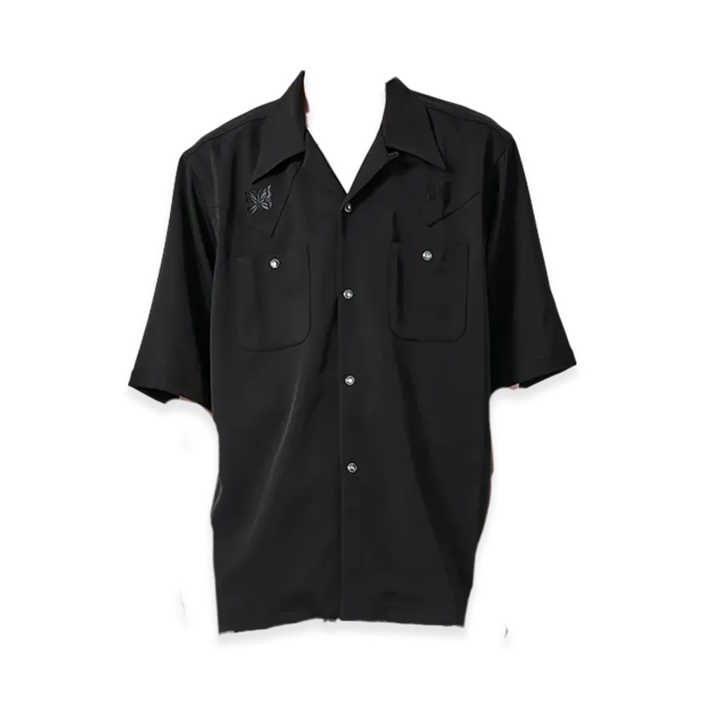 NEEDLES x Studious Exclusive Cow Boy S/S Shirts "Black"
