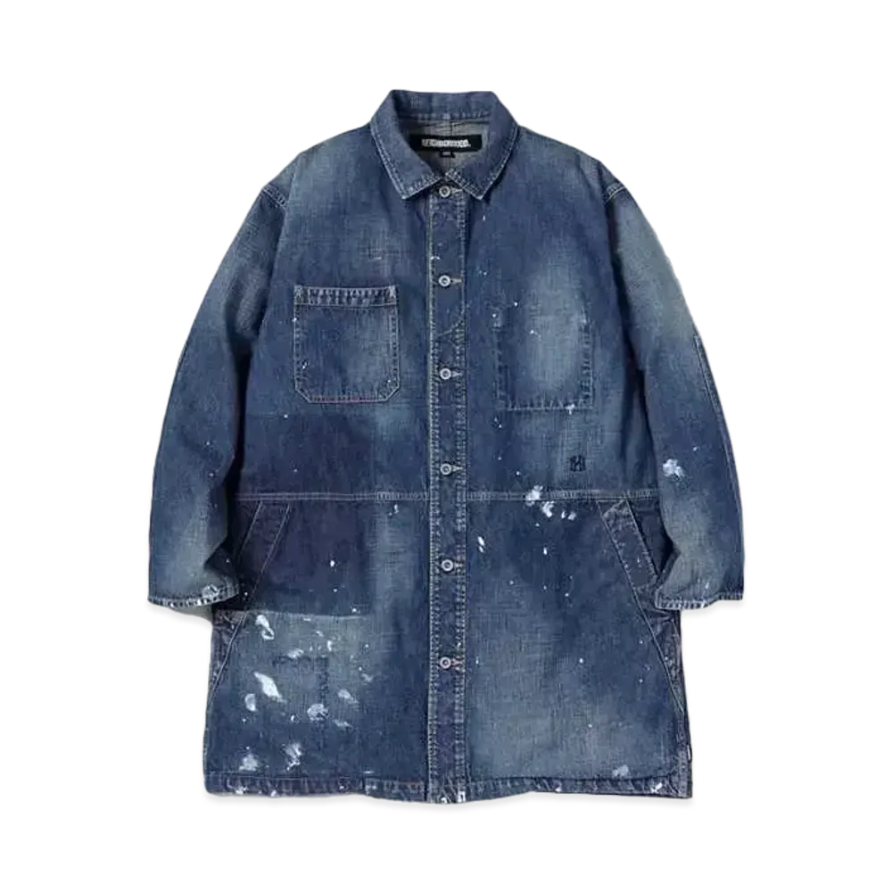 NEIGHBORHOOD Savage Denim Dealer Coat . CO "Indigo"