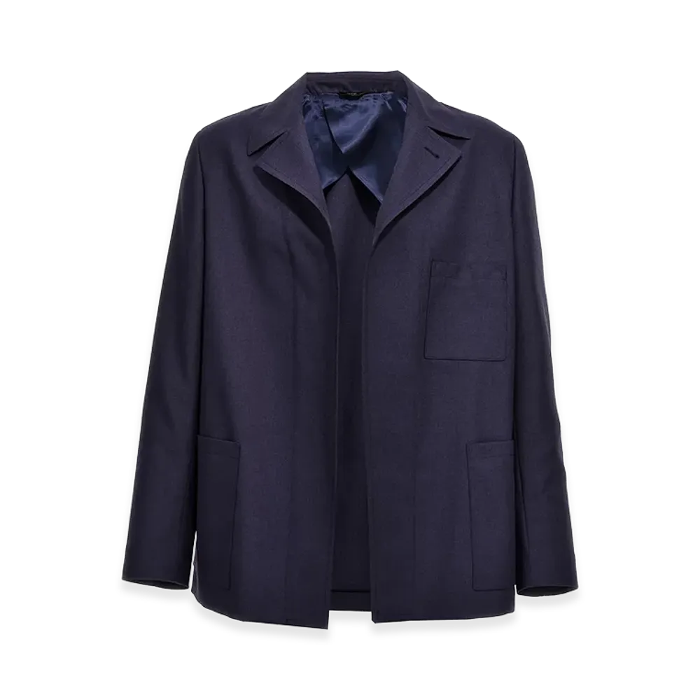 FENDI Half Belt Jacket "Dark Blue"