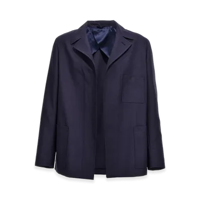 FENDI Half Belt Jacket "Dark Blue"