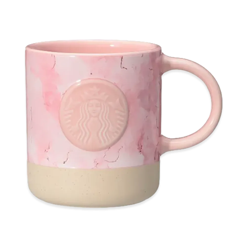 STARBUCKS SAKURA 2026 Mug Marble 355ml "Pink"