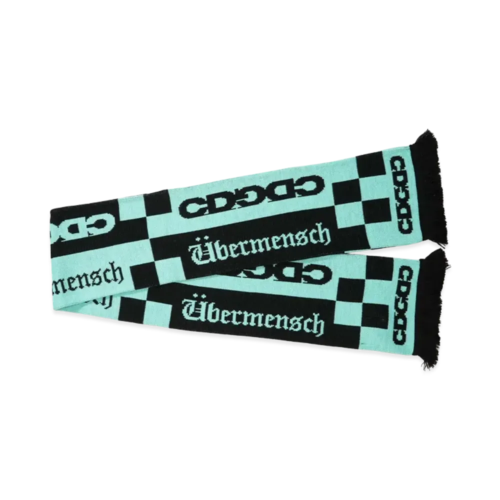 COMME des GARCONS CDG x G-DRAGON Ubermensch Checkered Stole "Mint/Black"