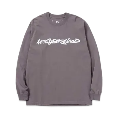 NEIGHBORHOOD x Futura Laboratories Crew L/S T-Shirt "Ash Grey"