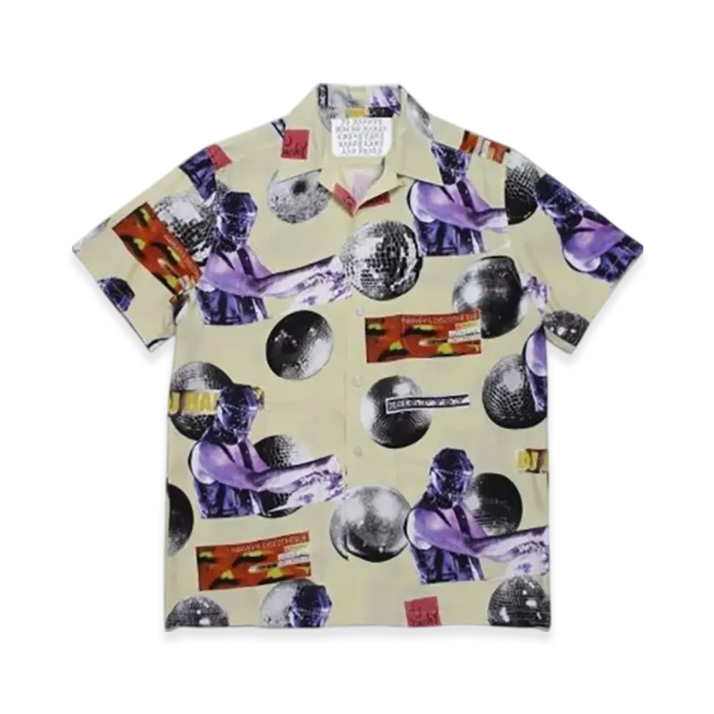 WACKO MARIA x DJ Harvey S/S Hawaiian Shirt "Yellow"