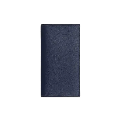 Hermes Citizen Twill Long wallet "Blue Nuit"