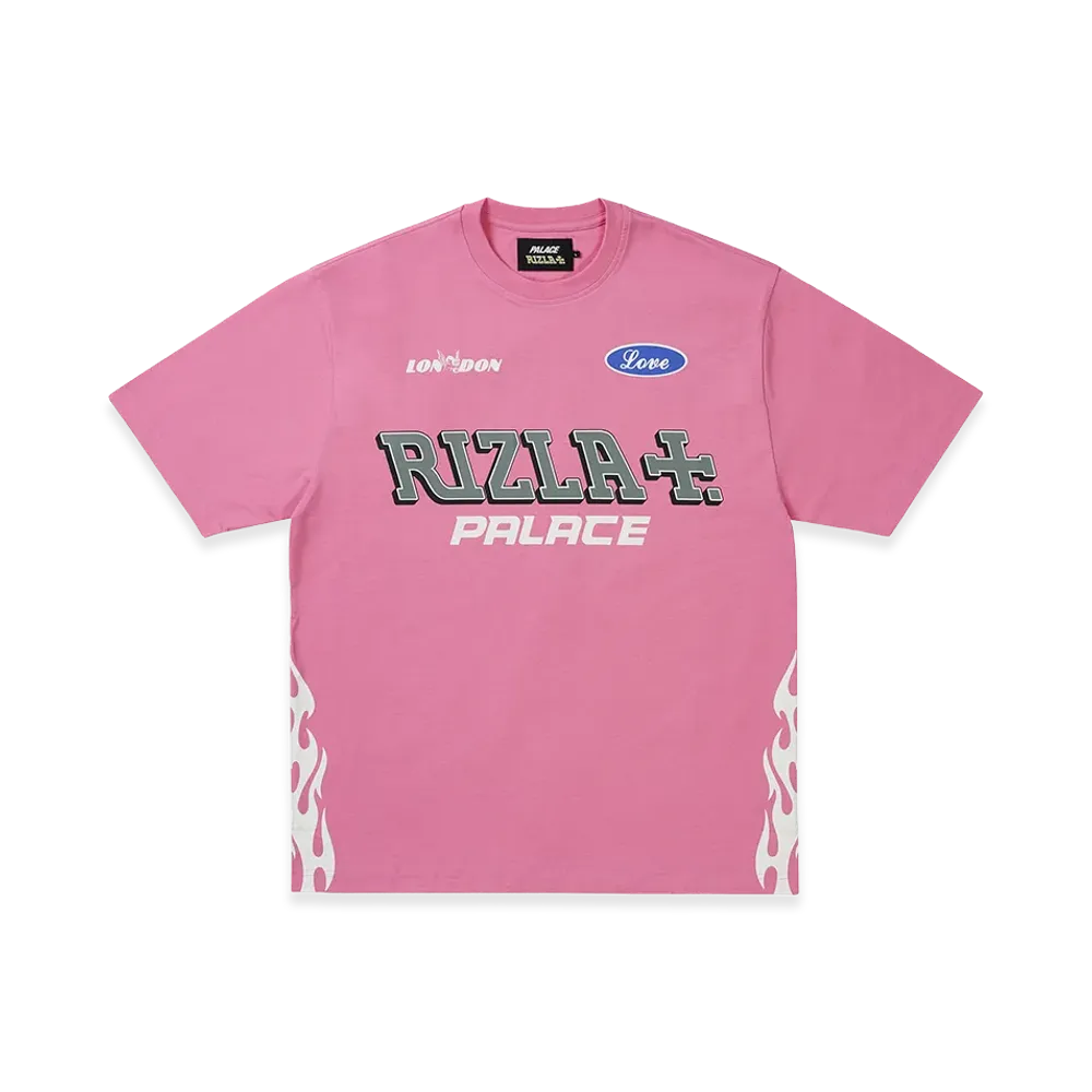 PALACE x RIZLA T Shirt "Pink"