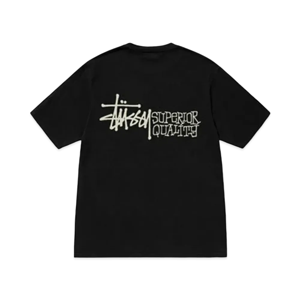 Stussy Superior Quality Tee Pigment Dyed "Black"