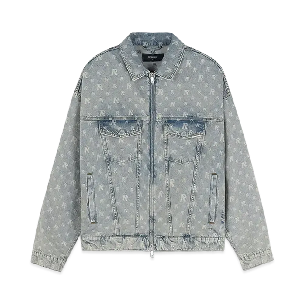 REPRESENT Monogram Denim Jacket "Stonewash"