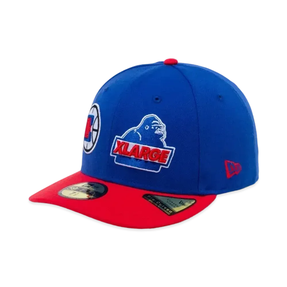 XLARGE x New Era x NBA CLIPPERS MIX LOGO 6PANEL CAP "Blue"