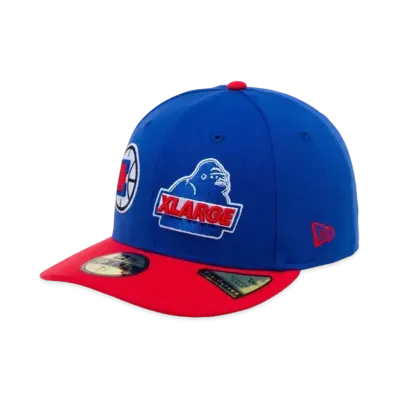 XLARGE x New Era x NBA CLIPPERS MIX LOGO 6PANEL CAP "Blue"