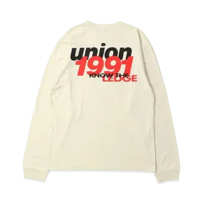 UNION Underground L/S Tee "Bone Pigment"