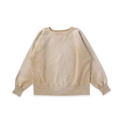 T.T Taiga Takahashi LOT.603 Sweat Shirt "Bleached Camel"