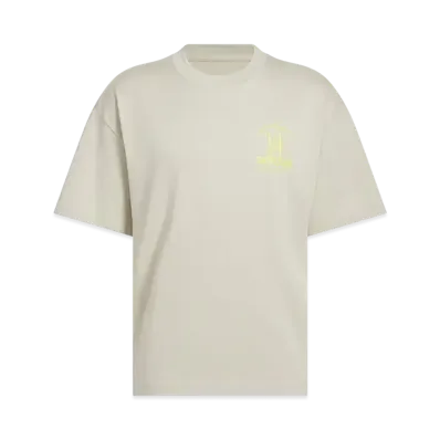 adidas Sport Design Studio Jabbar Graphic Short Sleeve T-Shirt "Putty Grey/Pure Sulfur"