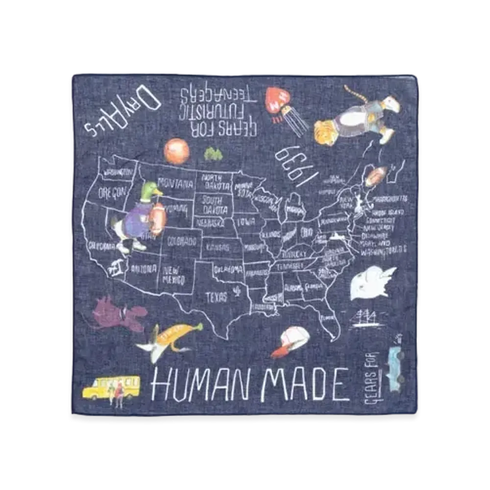 HUMAN MADE Bandana "Navy"