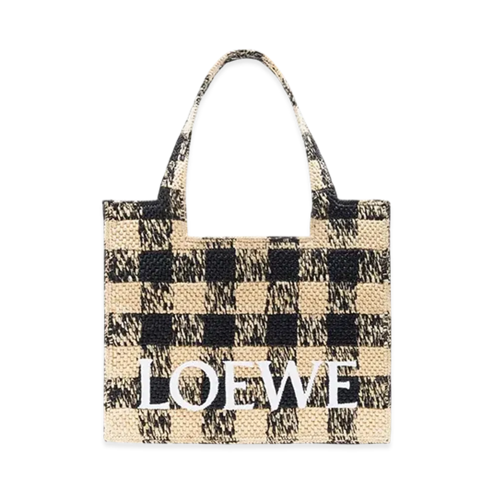 LOEWE Font Tote Large "Natural/Black"