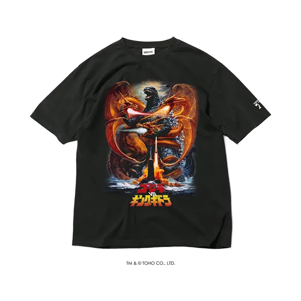 GODZILLA | HOMEGAME \ I 1991 ゴジラVSキングギドラ TEE BLACK